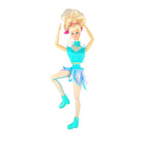 Vintage Barbie USA Olympic Ice Skater Figure Skating Doll Mattel 1997